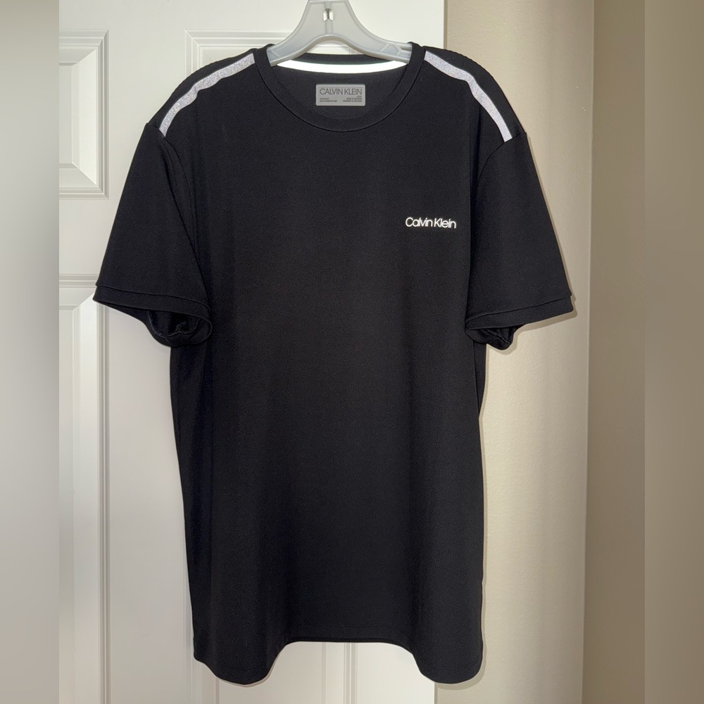 Calvin Klein Black and White Men's Tee